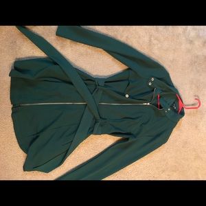 Olive outerwear jacket